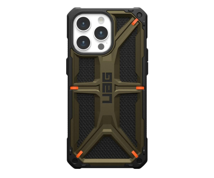 Etui / obudowa na smartfona UAG Monarch do iPhone 15 Pro Max kevlar elemental green